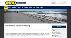 Desktop Screenshot of mbdcontracting.co.nz